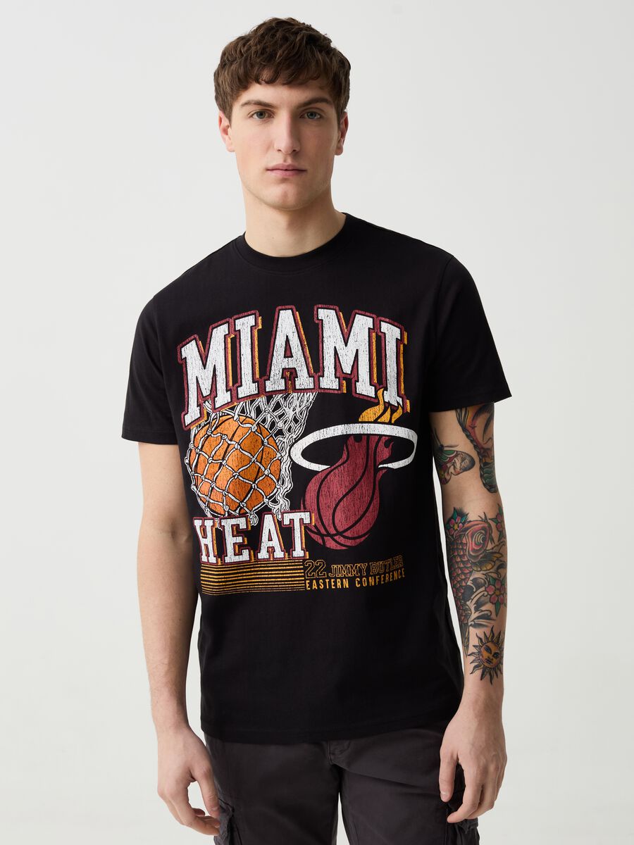 T-shirt with NBA Miami Heat print_0