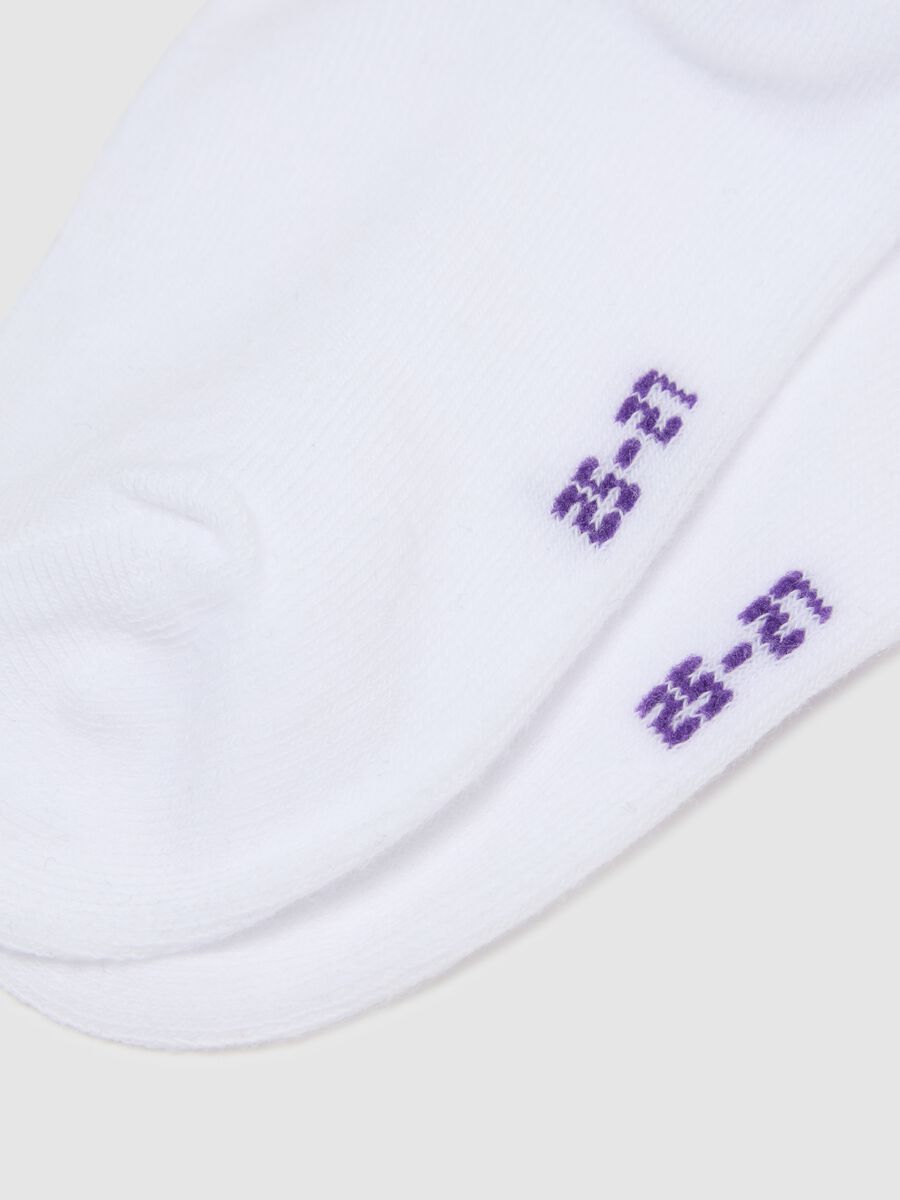 Girl's multipack cotton socks in stretchy multicolor_1
