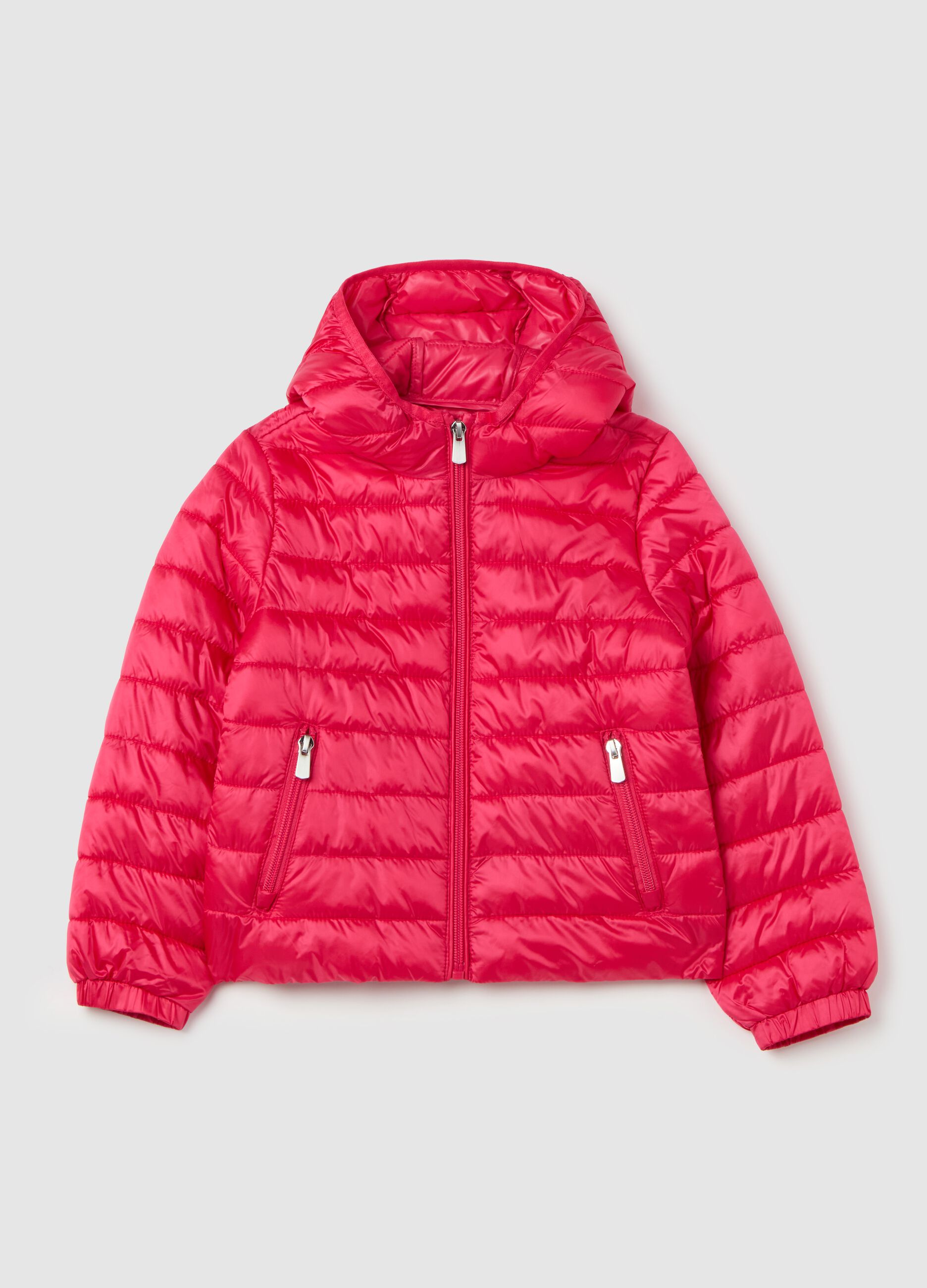 Ultralight down jacket with hood