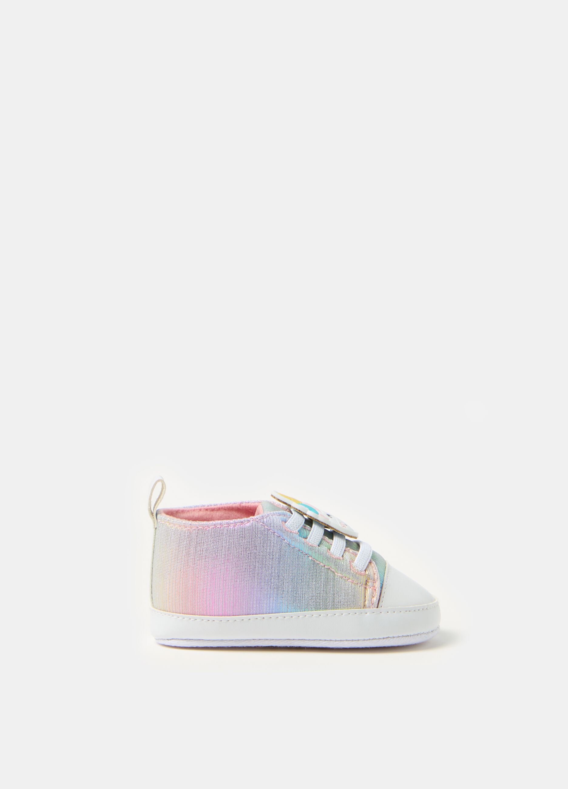 Sneakers arcobaleno con unicorno