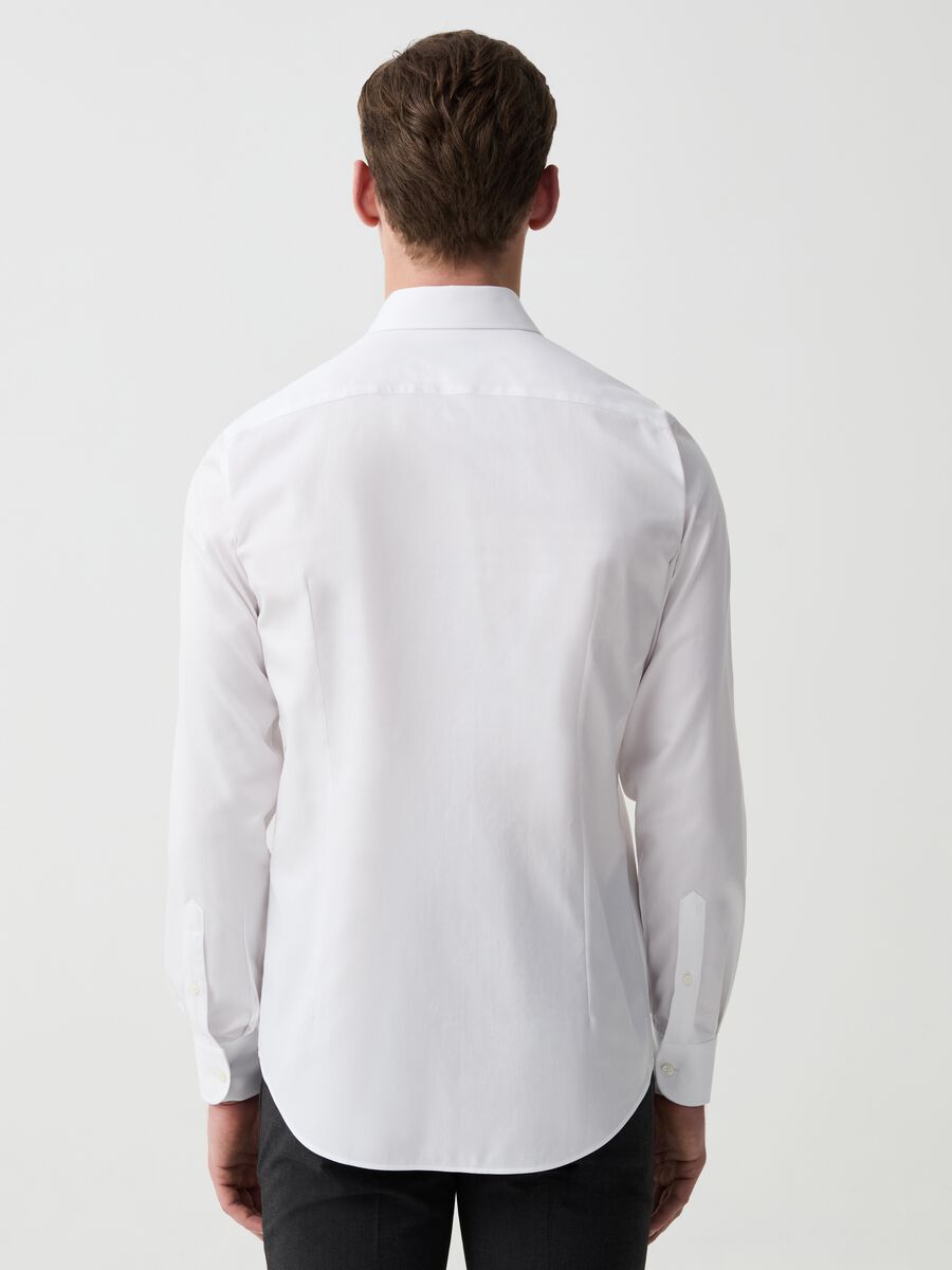 Slim-fit shirt in double-twist cotton_2