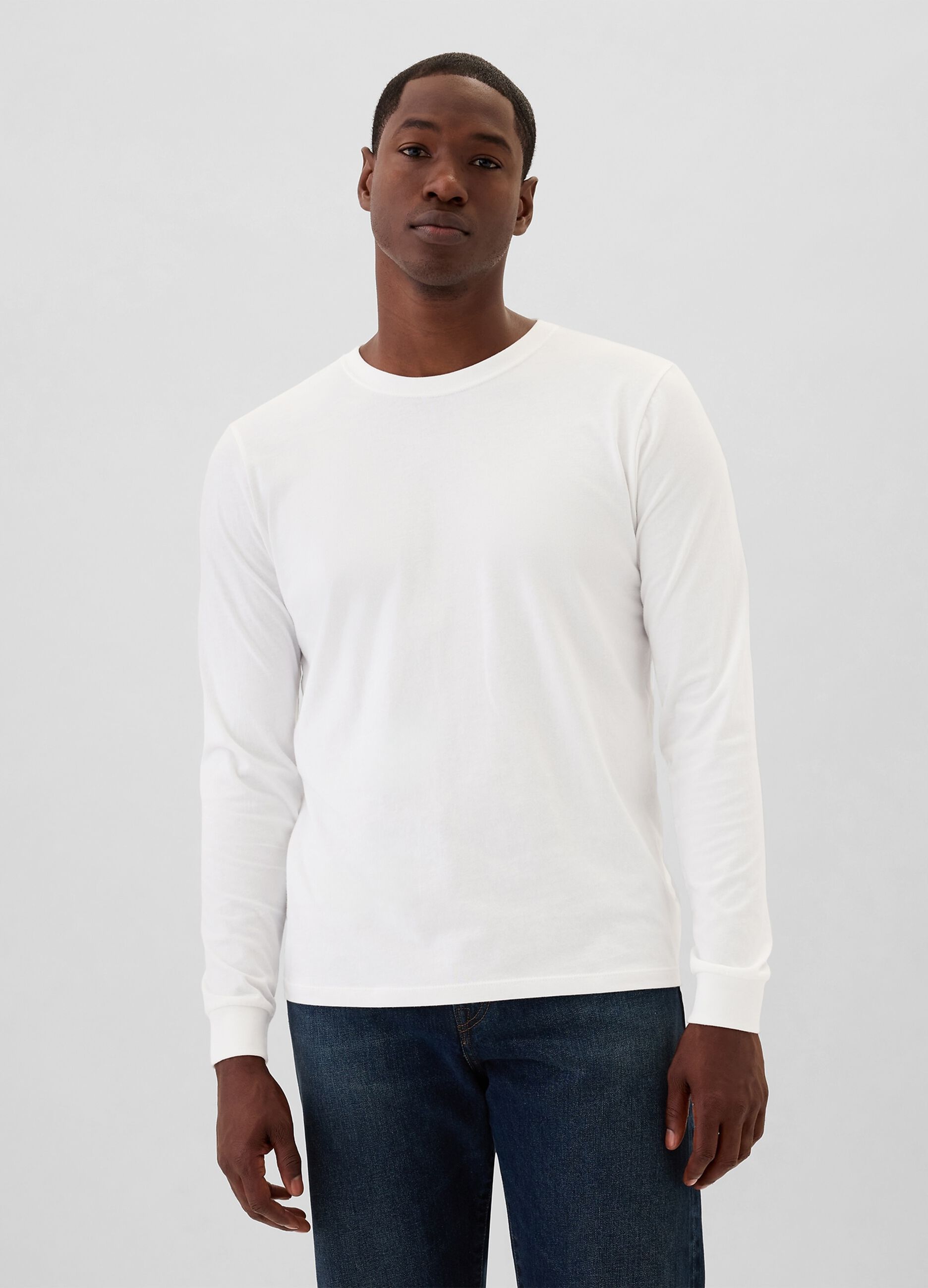 Long-sleeved T-shirt in cotton