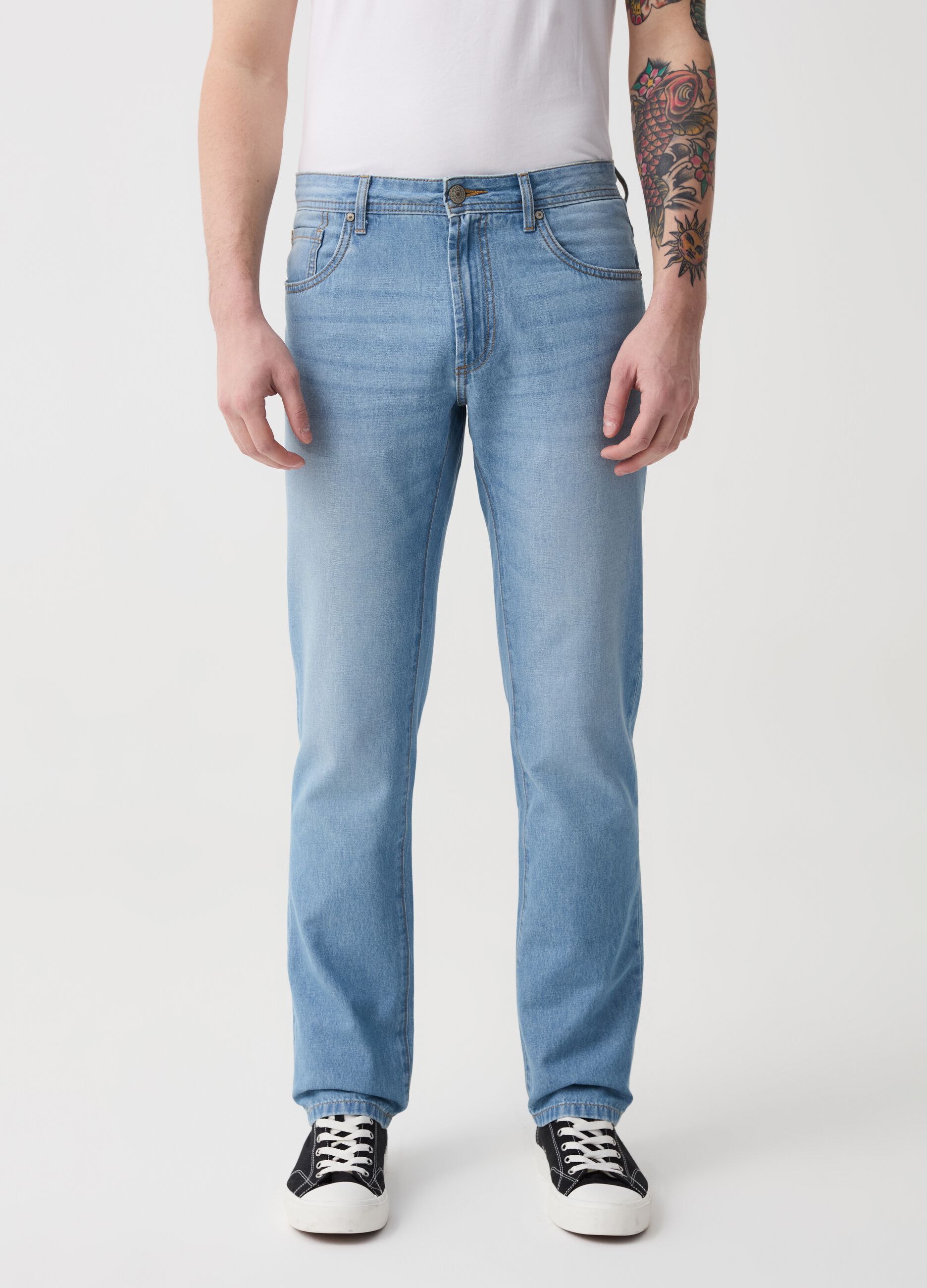 Regular-fit jeans with five pockets