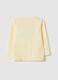 Yellow pure cotton toddler T-shirt, regular fit with print_1