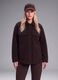 Shacket marrone in sherpa con bottoni relaxed fit ALTAVIA STUDIO_2