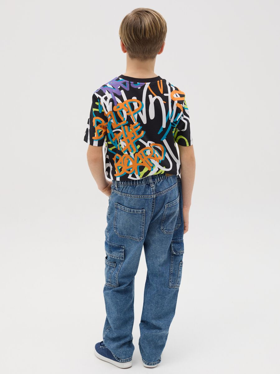 Pull-on cargo jeans_3