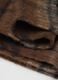 Brown wool blend scarf with fringes_2