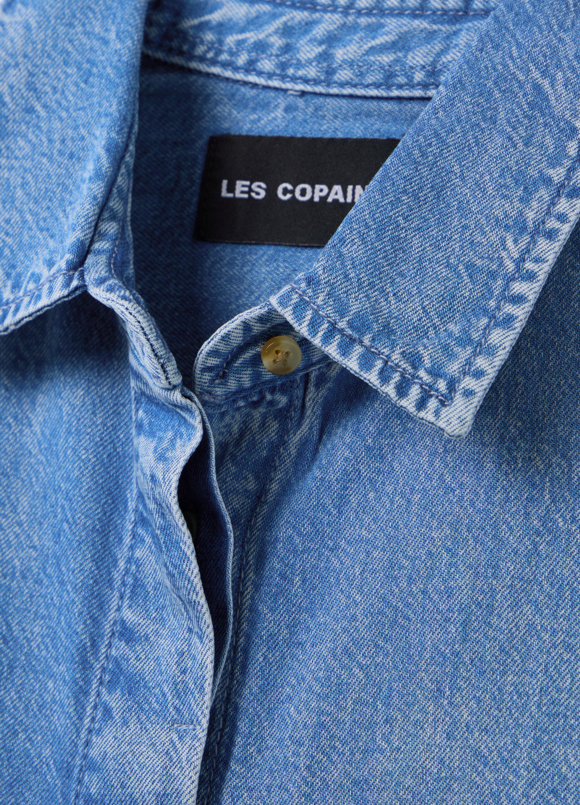 Women's Oversize Blue Denim Shirt
