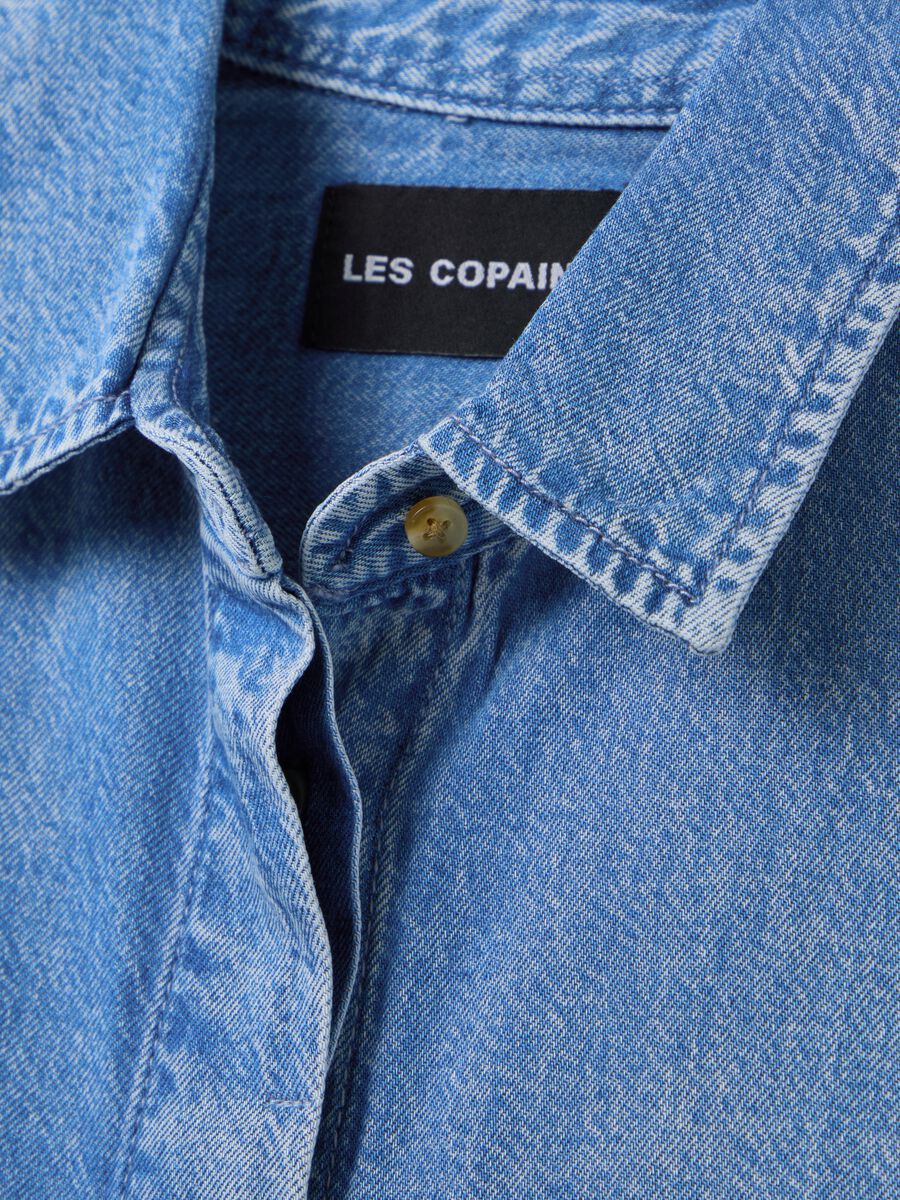 Women's Oversize Blue Denim Shirt_5