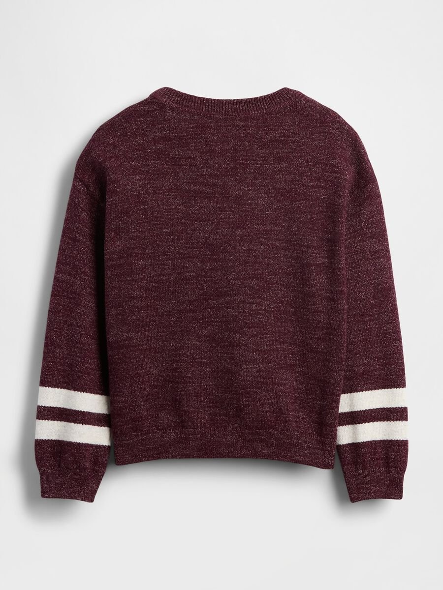 Burgundy Red Sweater for Kids_1