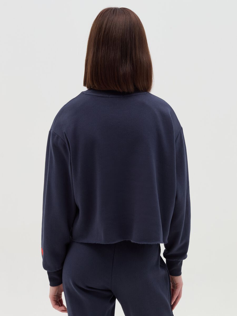 Cropped-fit sweatshirt with round neck_2