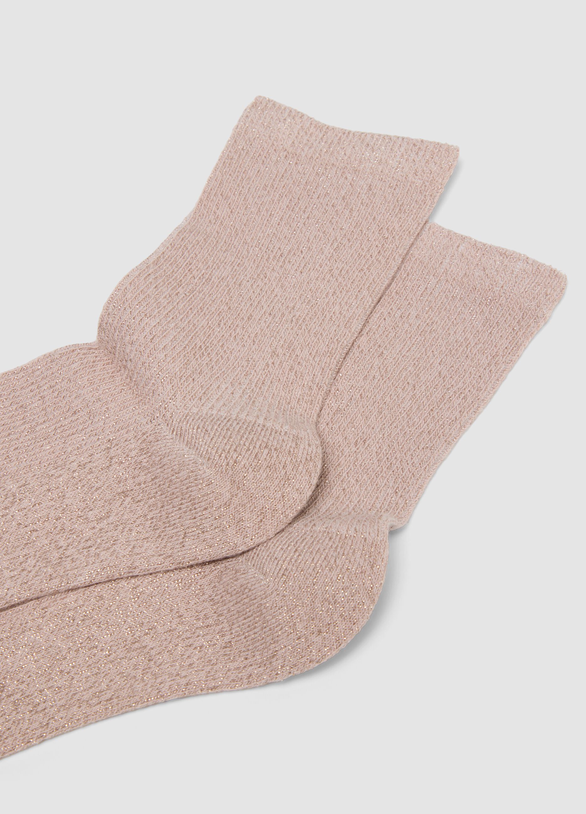 2-pack of multicolour organic stretch cotton socks
