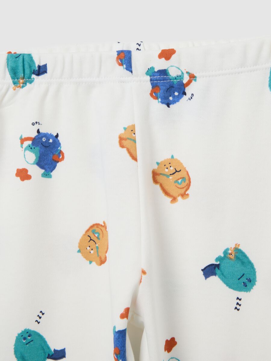 Multicolour pure cotton baby pyjamas regular fit_3