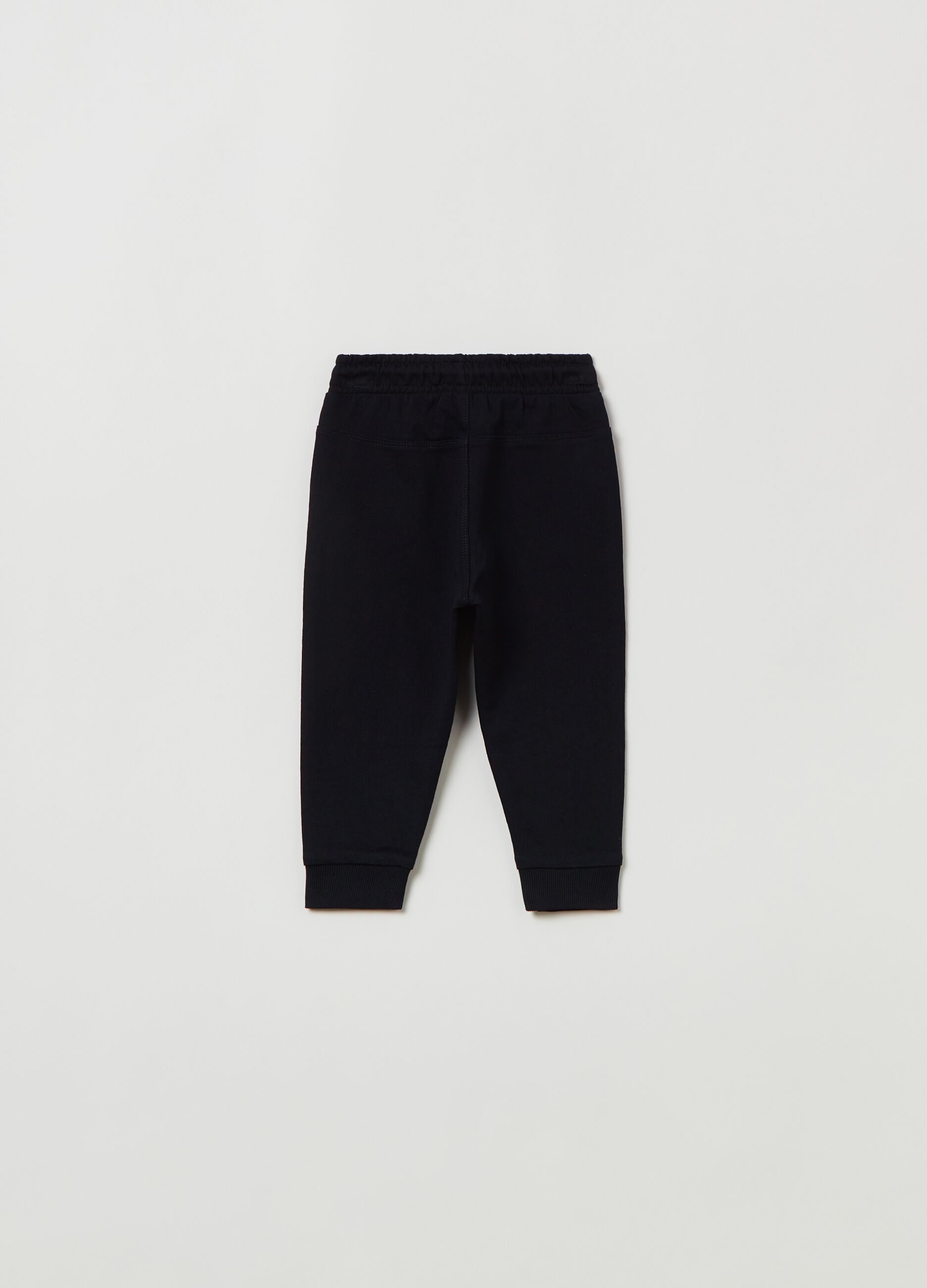 Joggers in felpa con coulisse_1