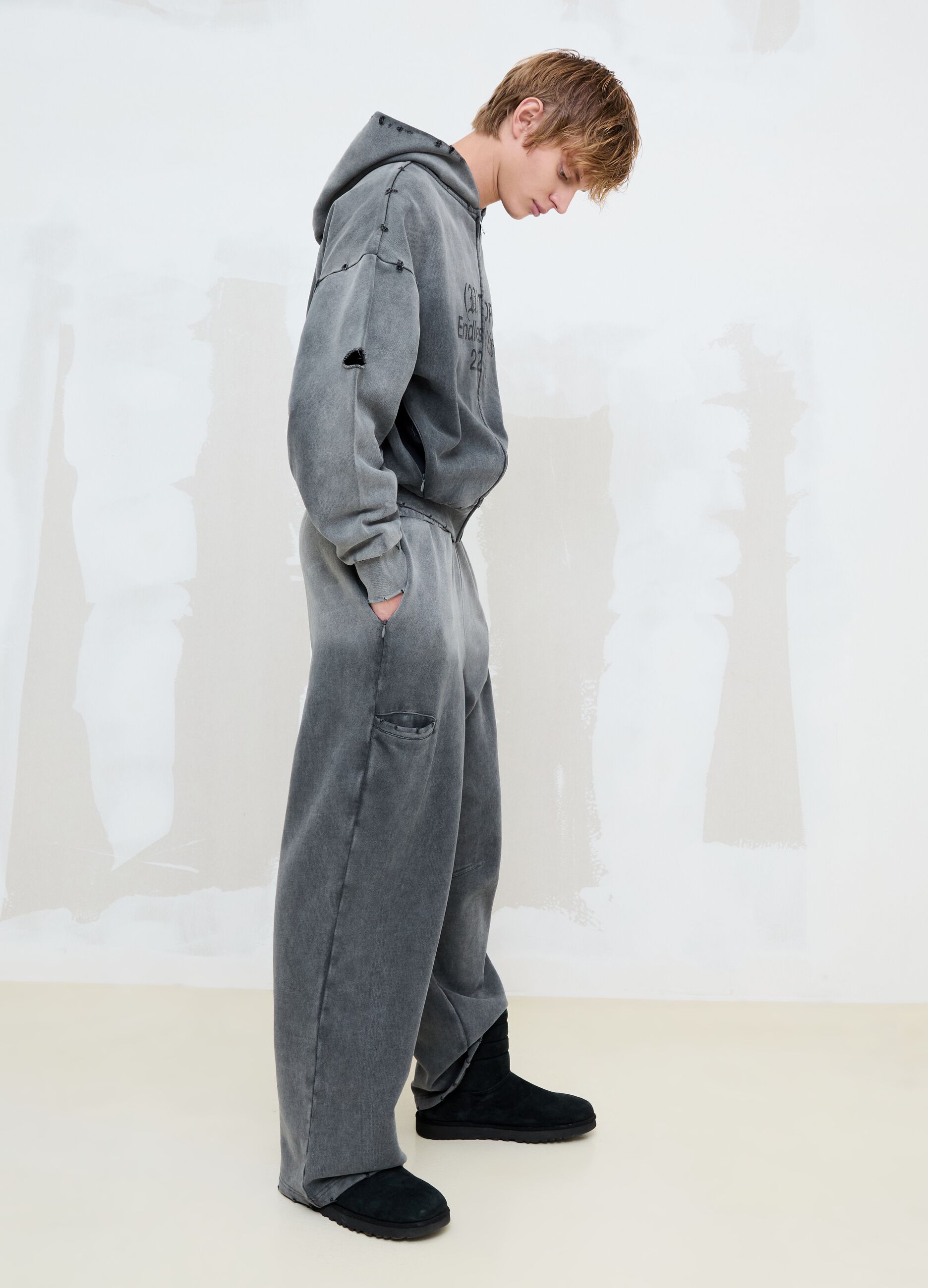 Sun-Faded Grey Sweatpants