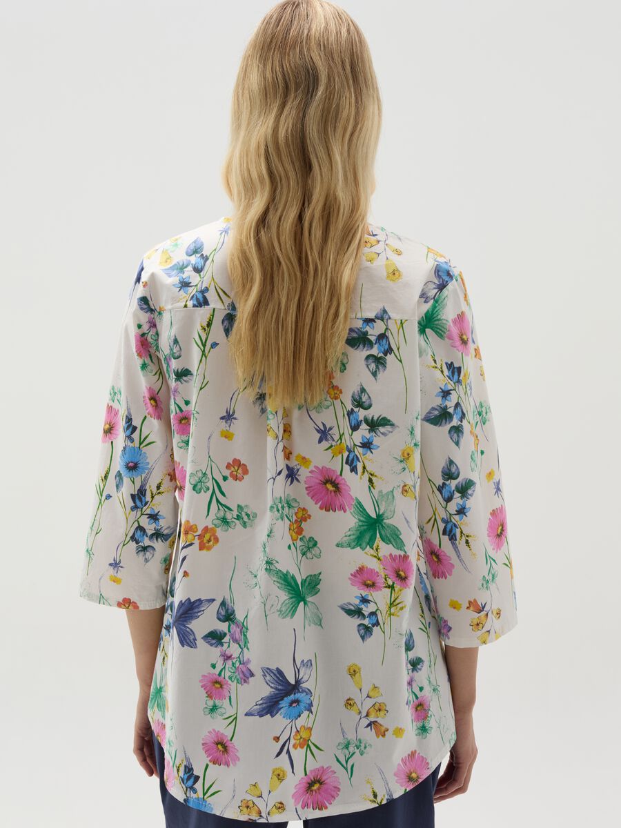 Floral blouse in stretch cotton_2