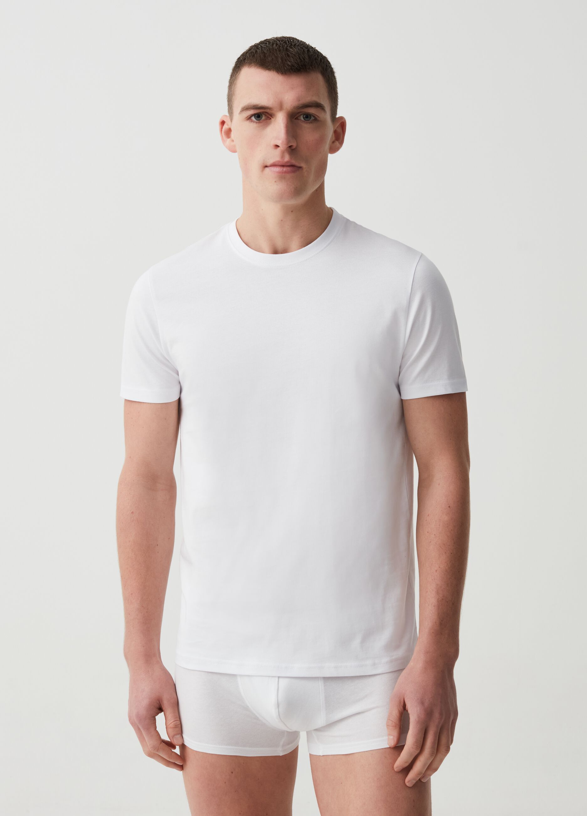 Two-pack thermal undershirts in cotton