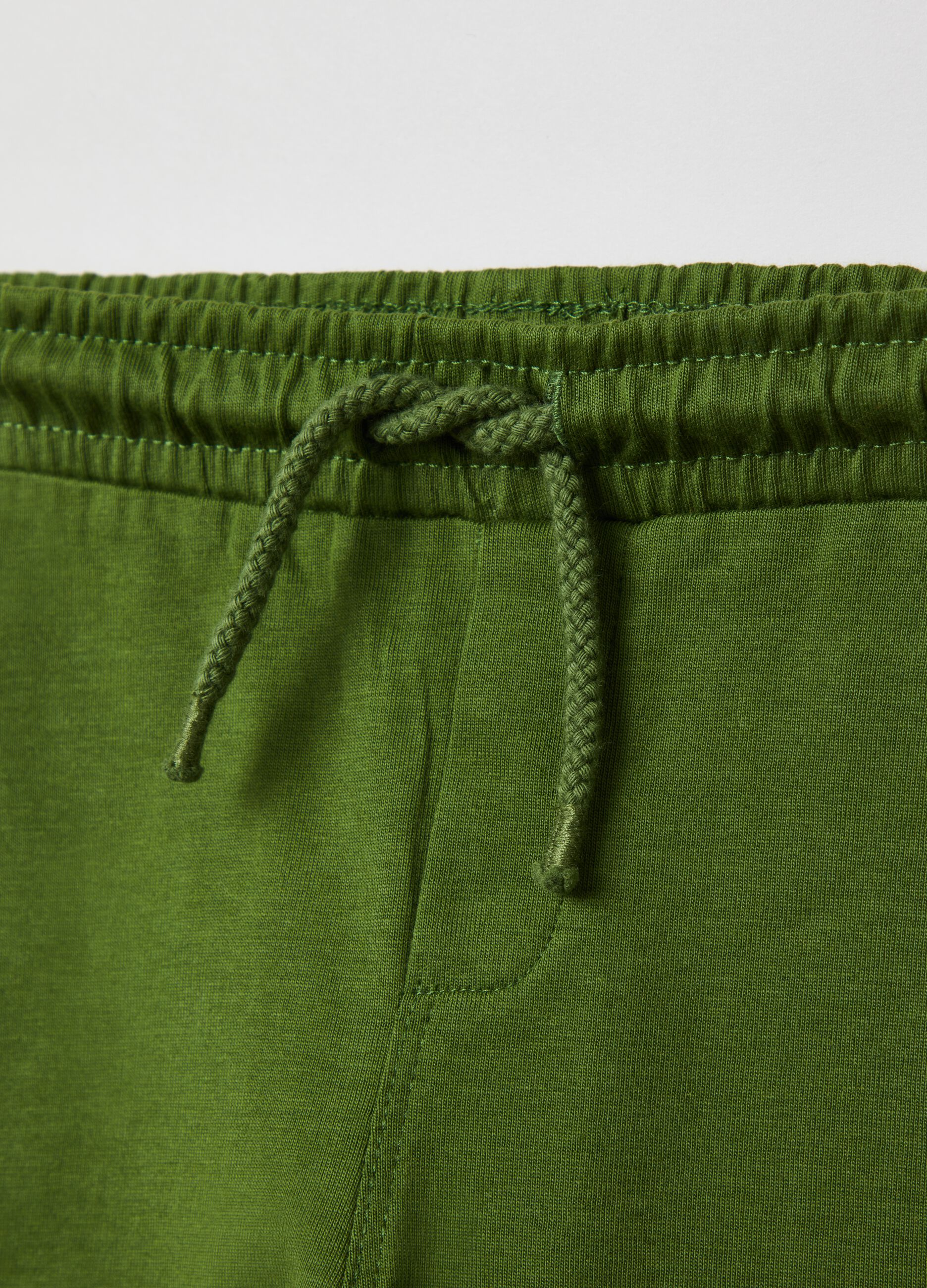 Bipack shorts in jersey con coulisse_2