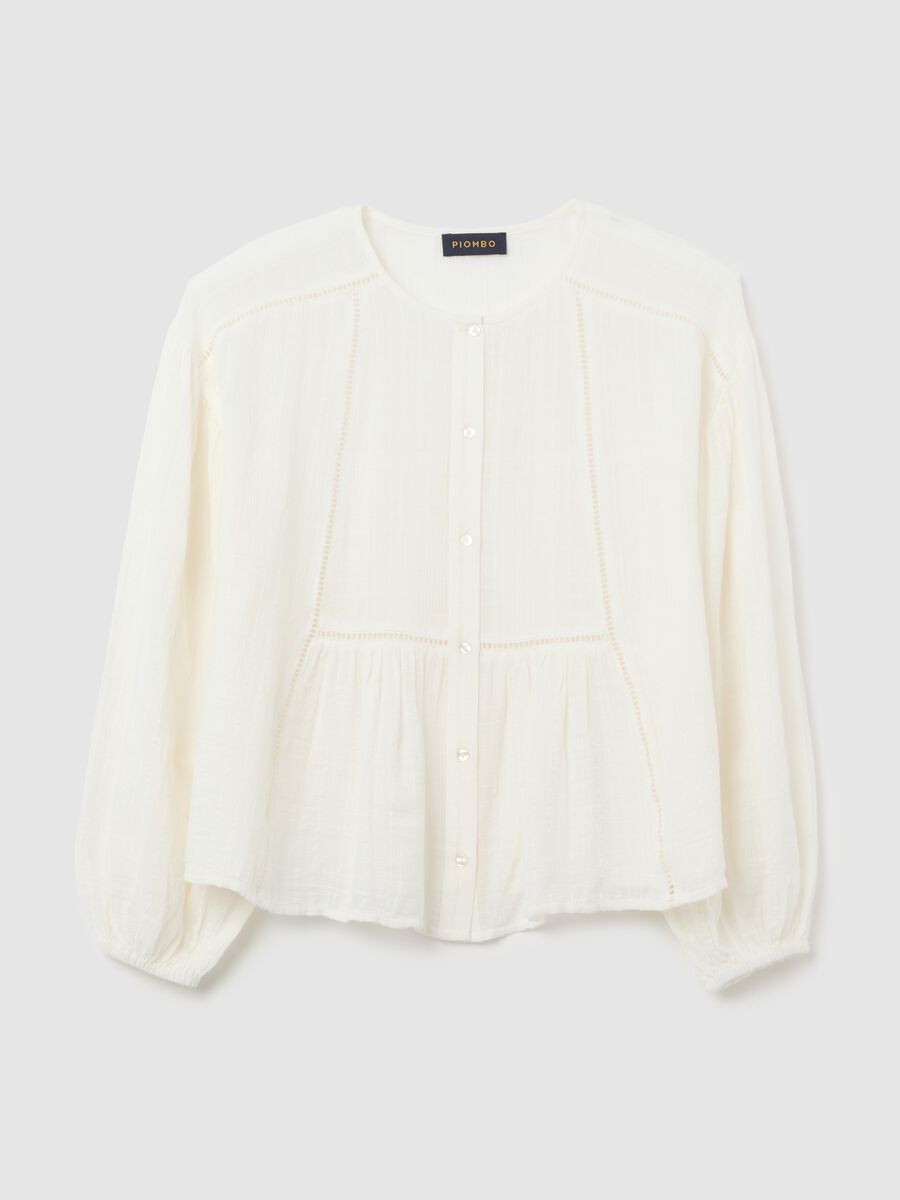 White blouse in cotton_4