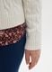 White Pullover in Acrylic and Wool Blend_2