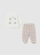 Multicolour striped cotton newborn set_0