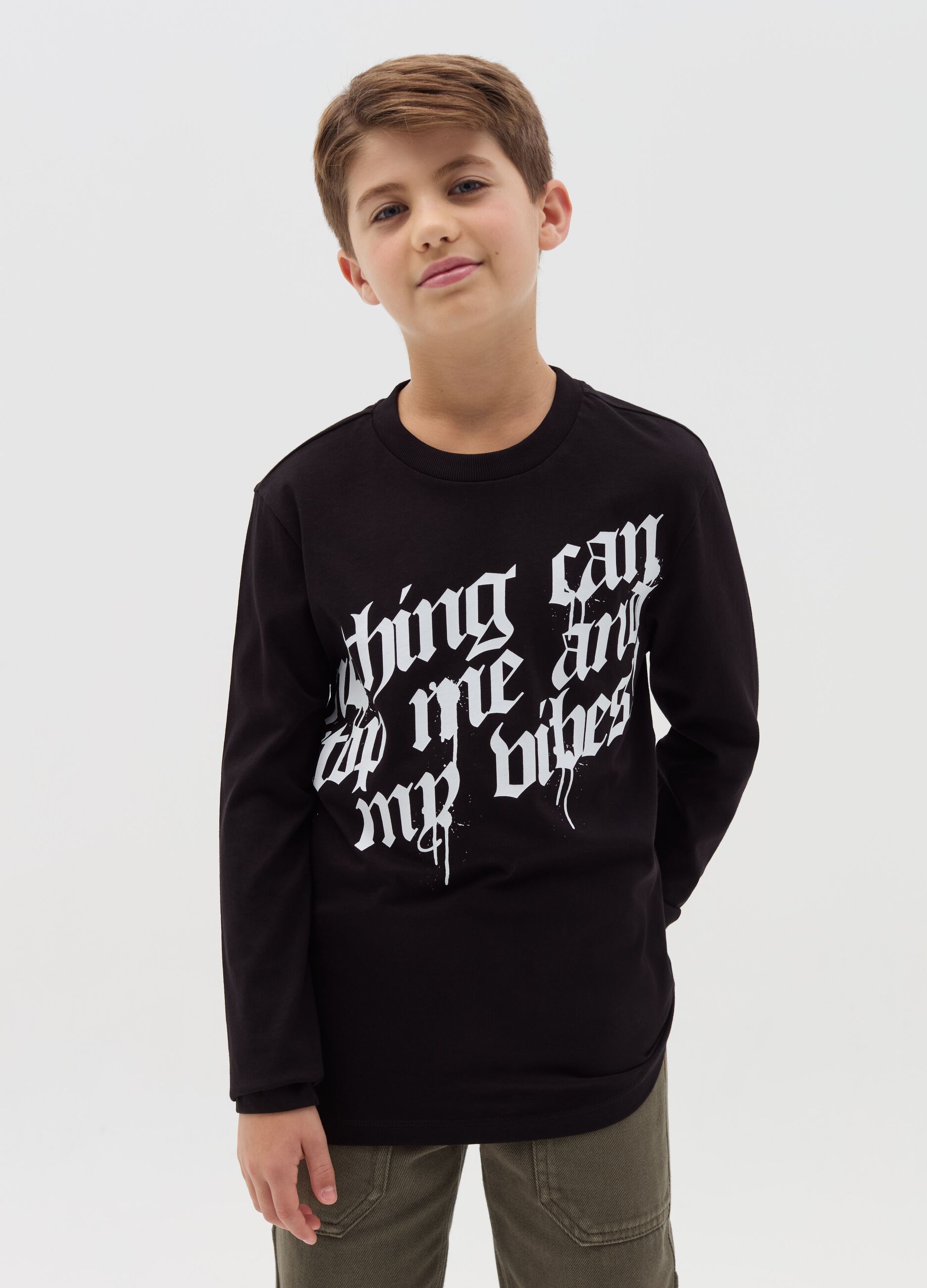 "Nothing can stop me&rdquo; T-shirt with long sleeves