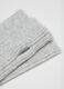 Tan fingerless wool blend gloves_1
