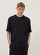 Black pure cotton short-sleeve T-shirt_2
