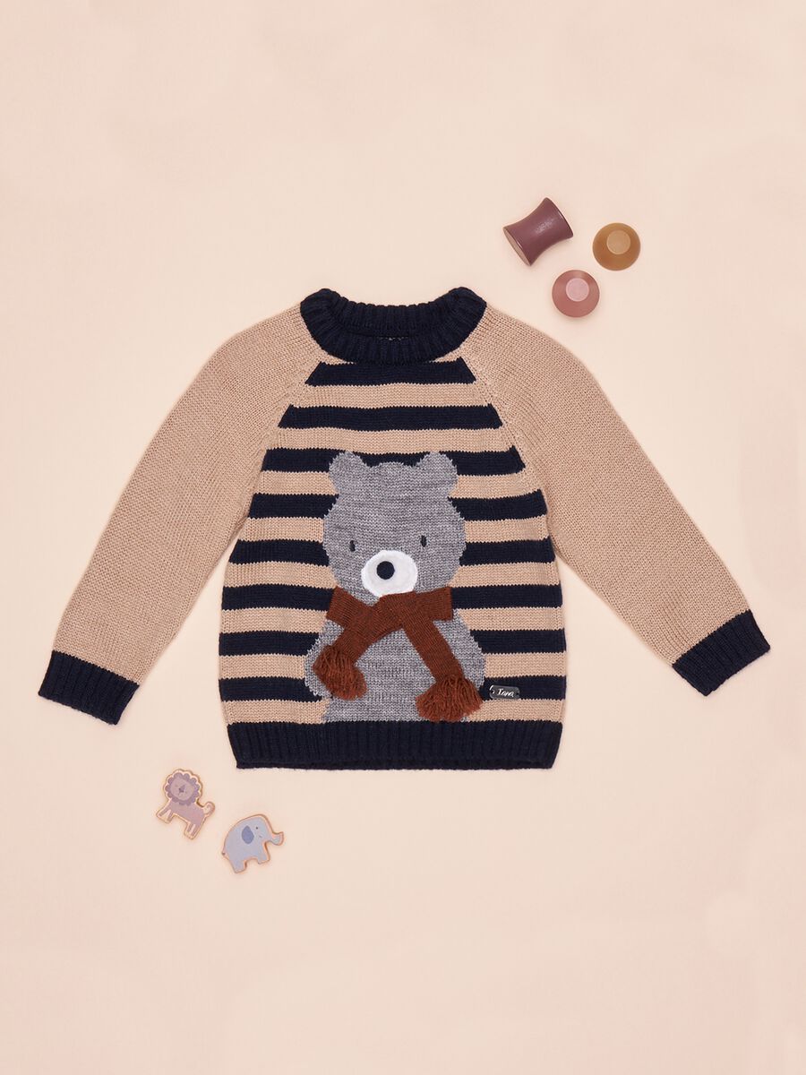 Maglione tricot misto lana_0