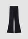 Leggings neri flare in tessuto elasticizzato traspirante ALTAVIA STUDIO_6