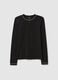 Black pure cotton regular fit jumper_4