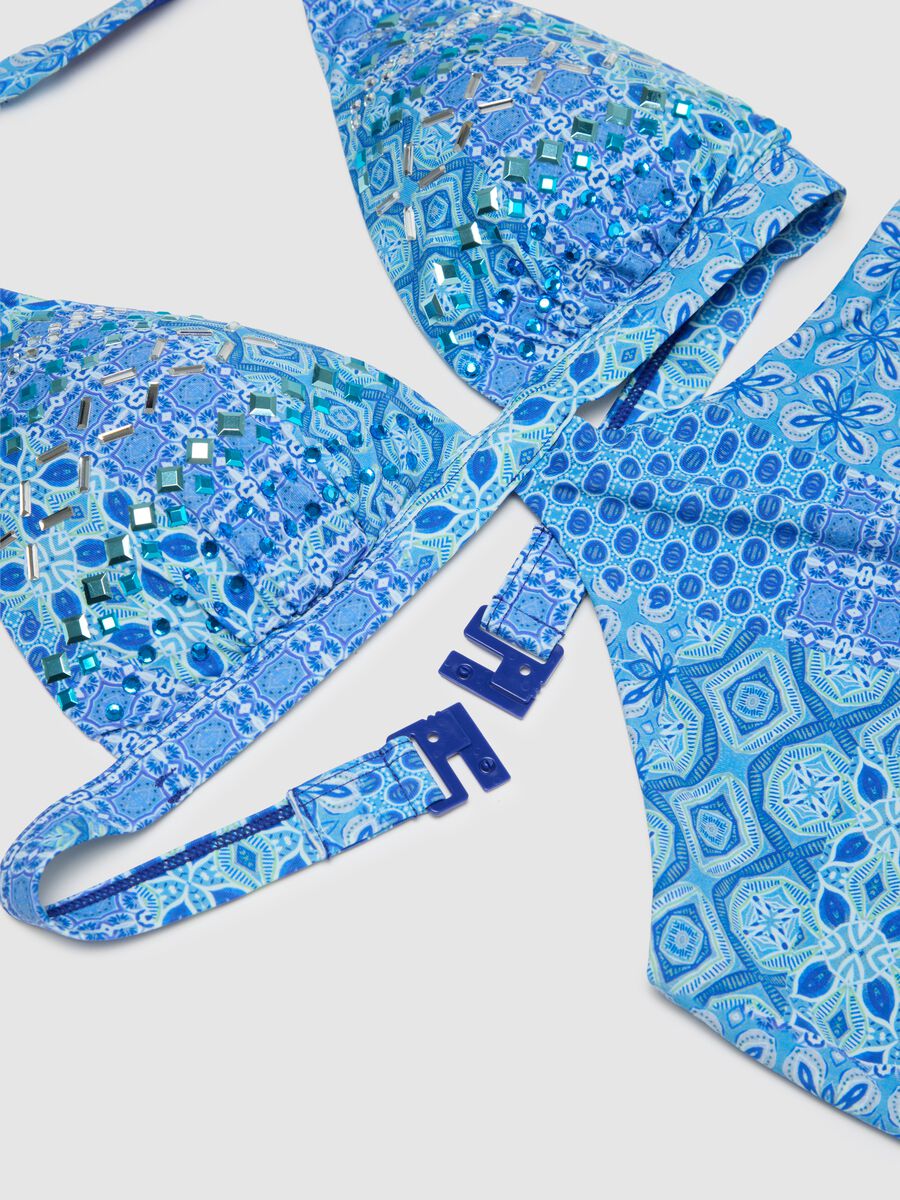 Women's Multicoloured Stretch One-Piece Swimsuit_5