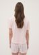Pink organic cotton pyjama T-shirt with Mickey Mouse slogan_3