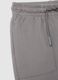 Kids' grey regular fit pure cotton joggers_3