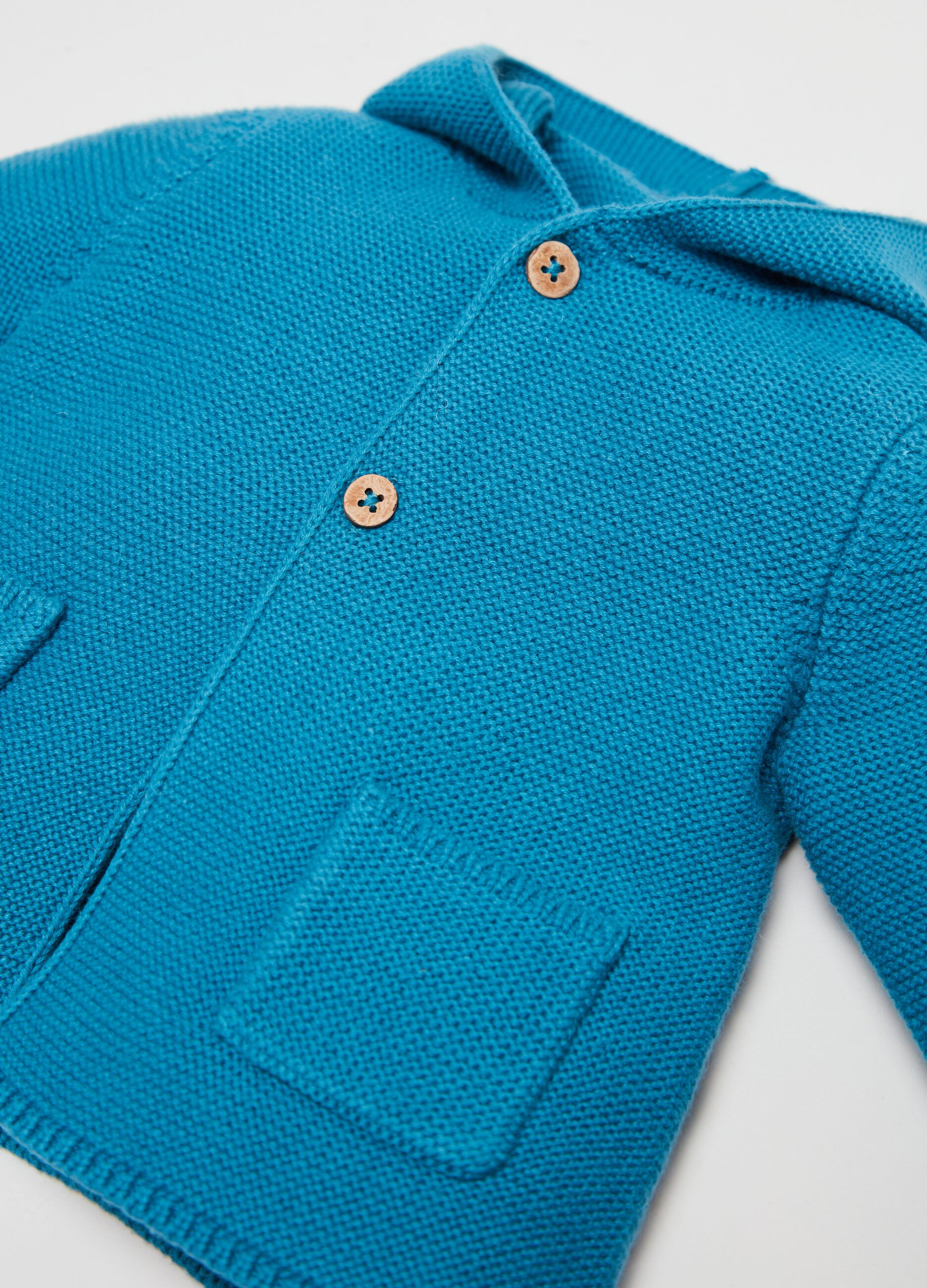 Cardigan in maglia con cappuccio_2