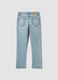 Light Blue Stretch Cotton Regular-Fit Jeans for Boys_5