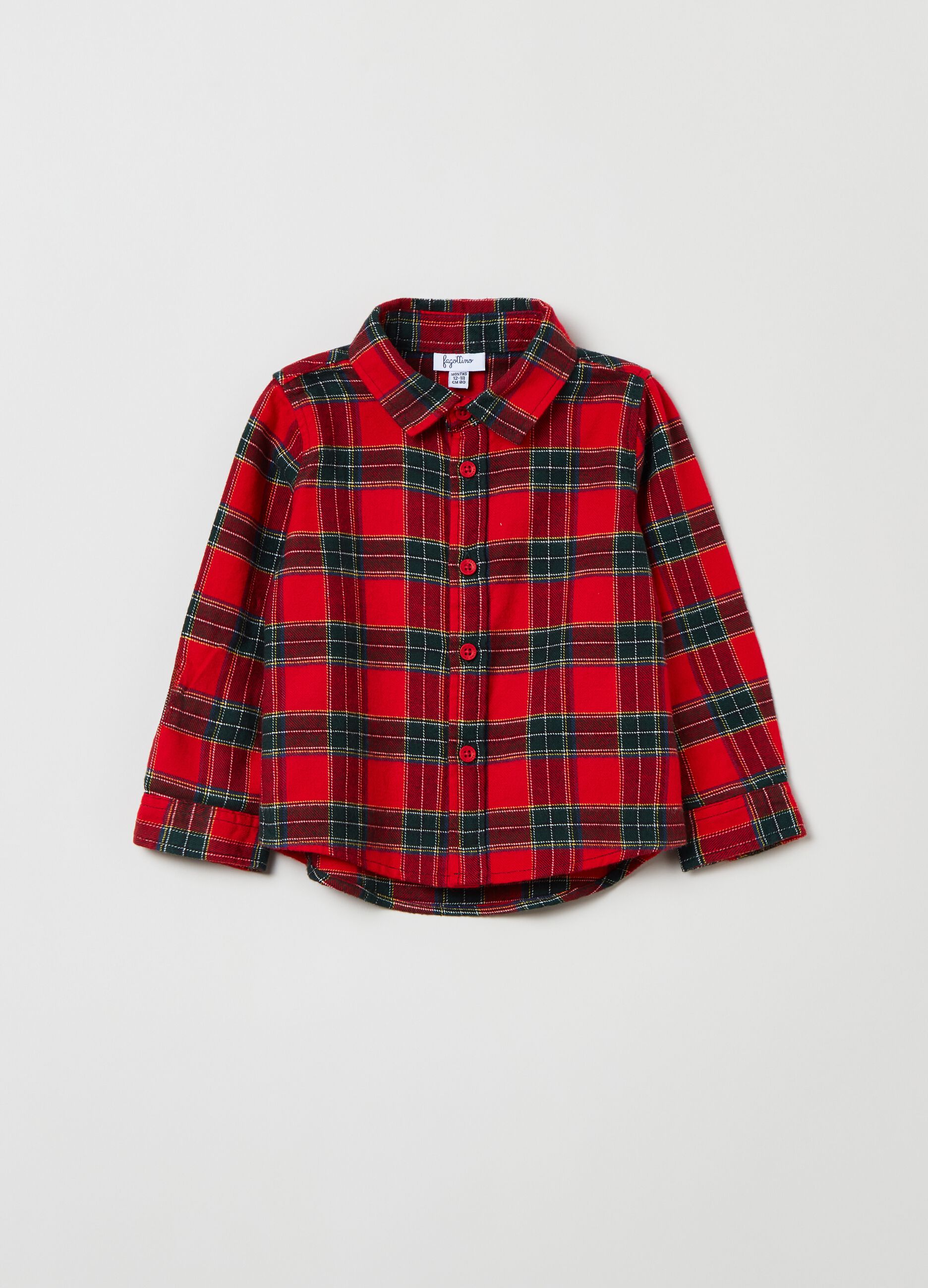 Camicia flanella top uomo ovs