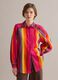 Multicolour pure cotton shirt with classic collar_0