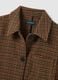 Brown Wool Blend Checked Regular Fit Blazer_4