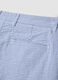 Light blue stretch cotton chino shorts_5