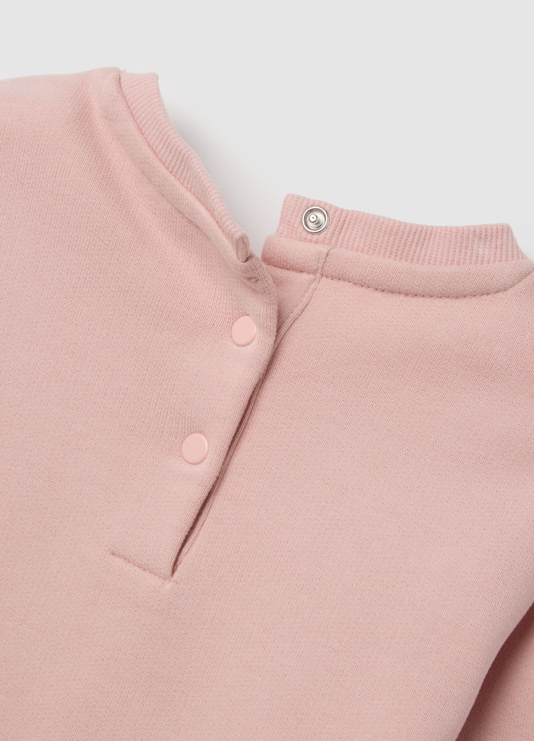 Pink and blue sweatshirt and trousers set for girls