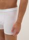 Twin Pack White Cotton Stretch Boxer Shorts Regular Fit_3