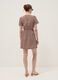 Brown striped viscose-blend shirt dress_2