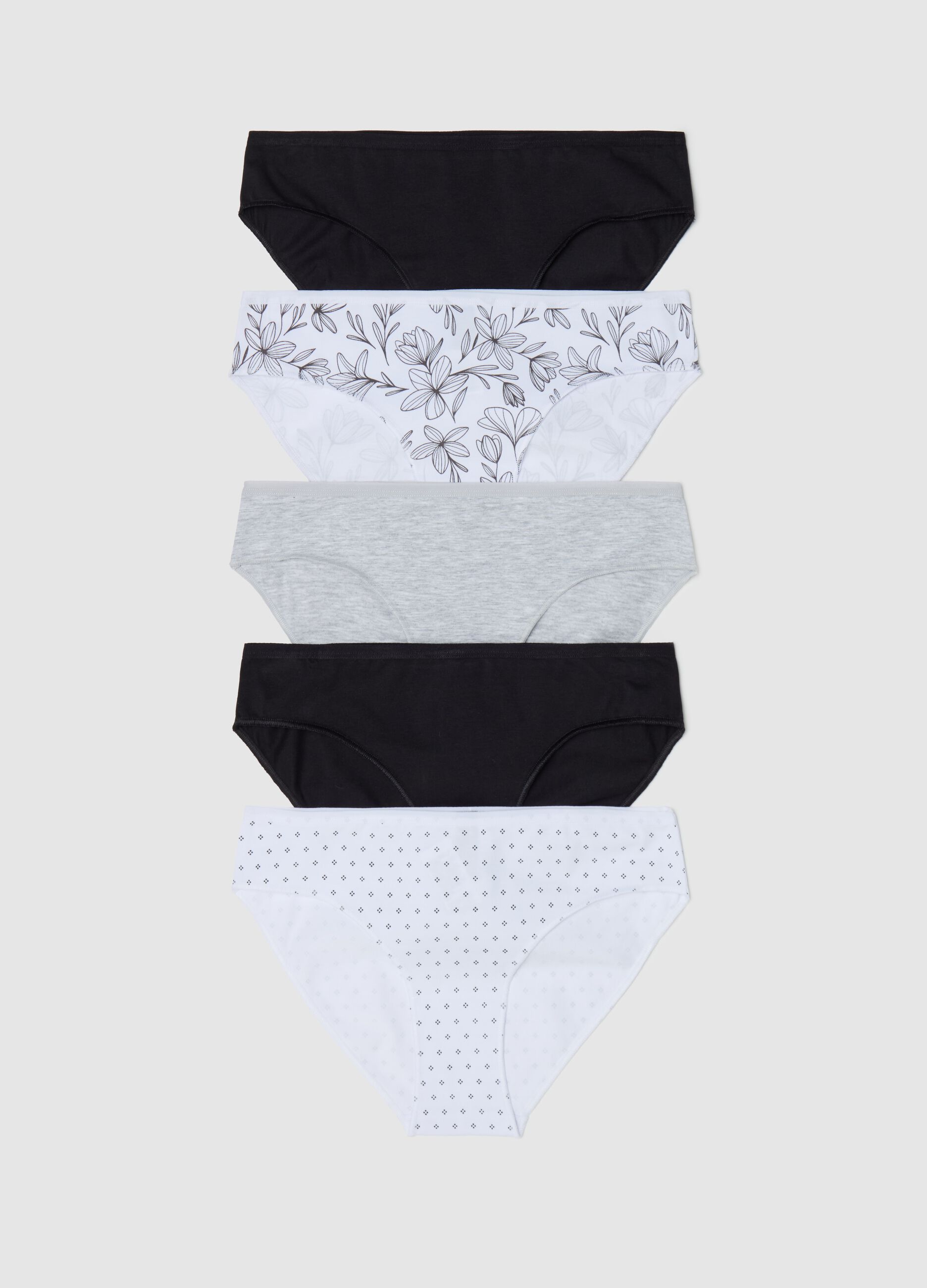 Set cinque slip fantasia