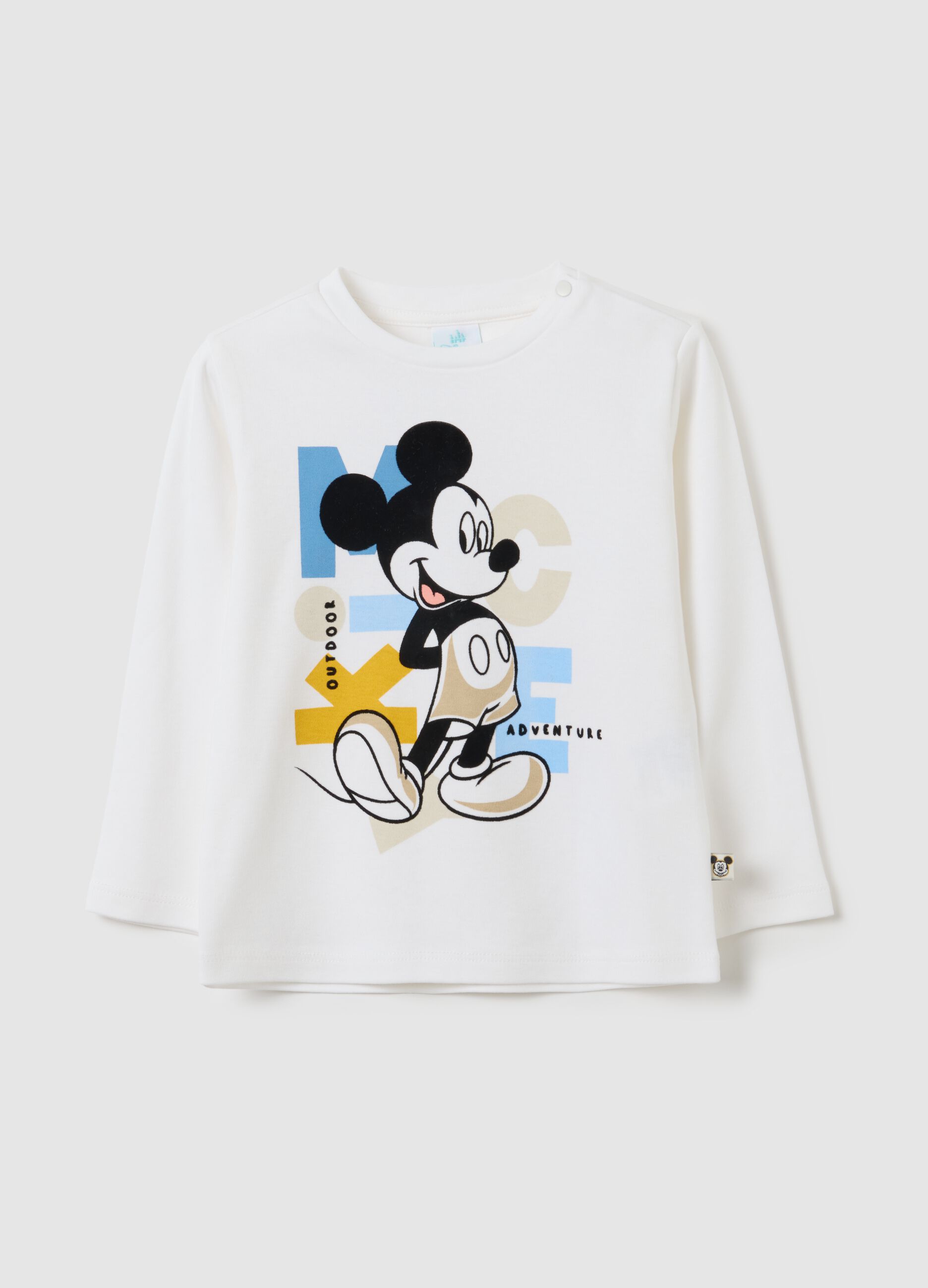 White pure cotton baby T-shirt regular fit