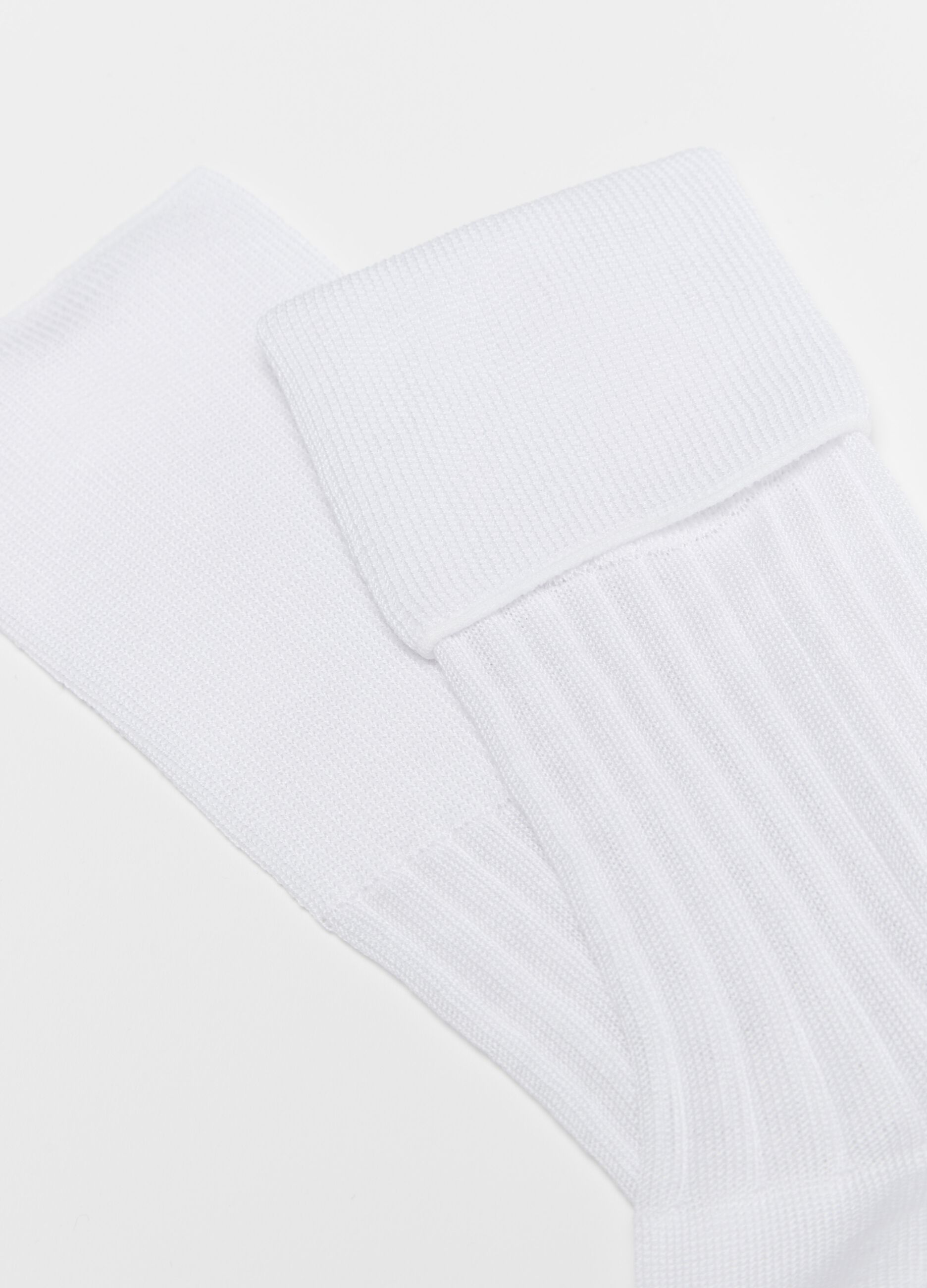 Two-pair pack medical socks in cotton