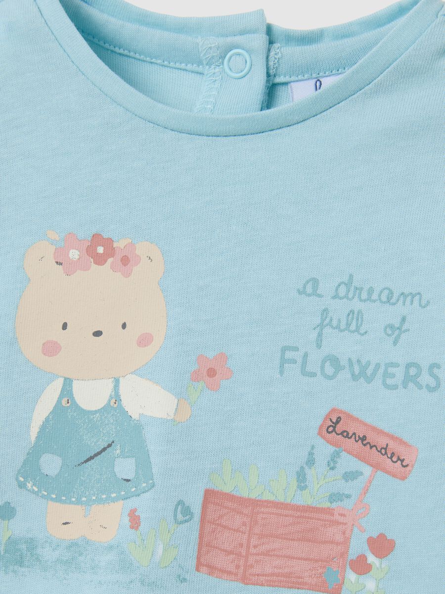 Girls' pure cotton azure regular fit top_2