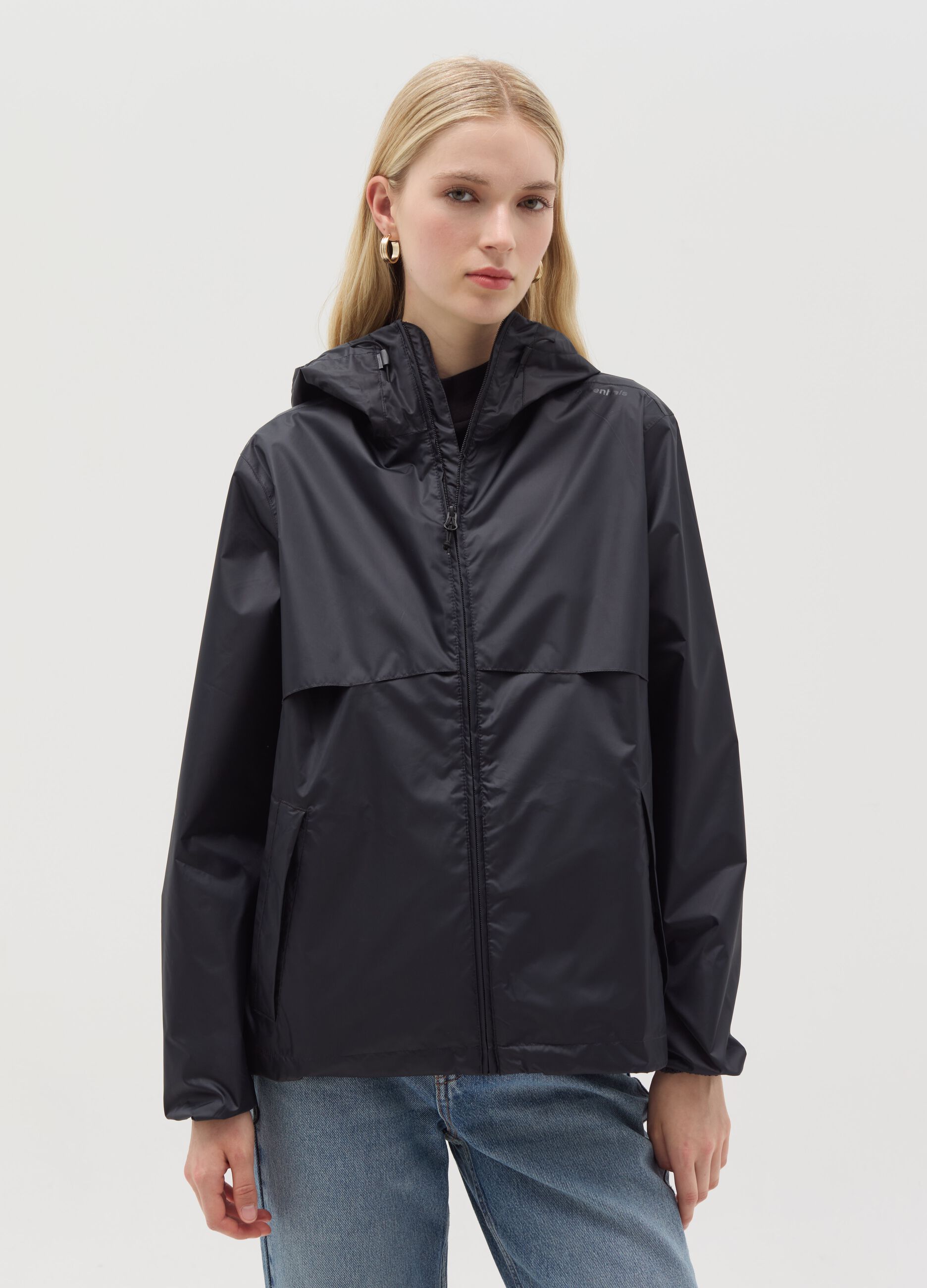 Giacca impermeabile full-zip