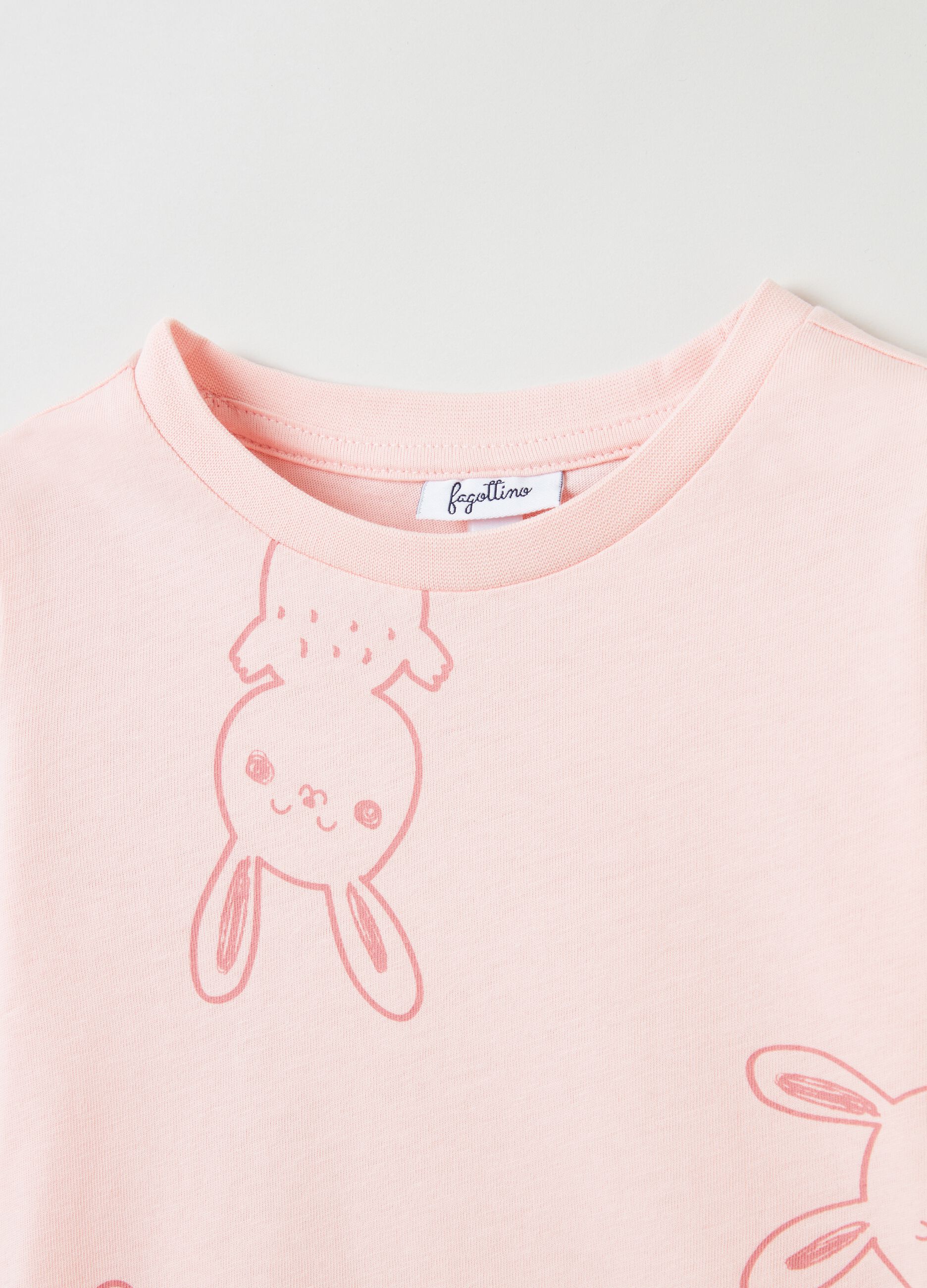 T-shirt a maniche lunghe con stampa_2