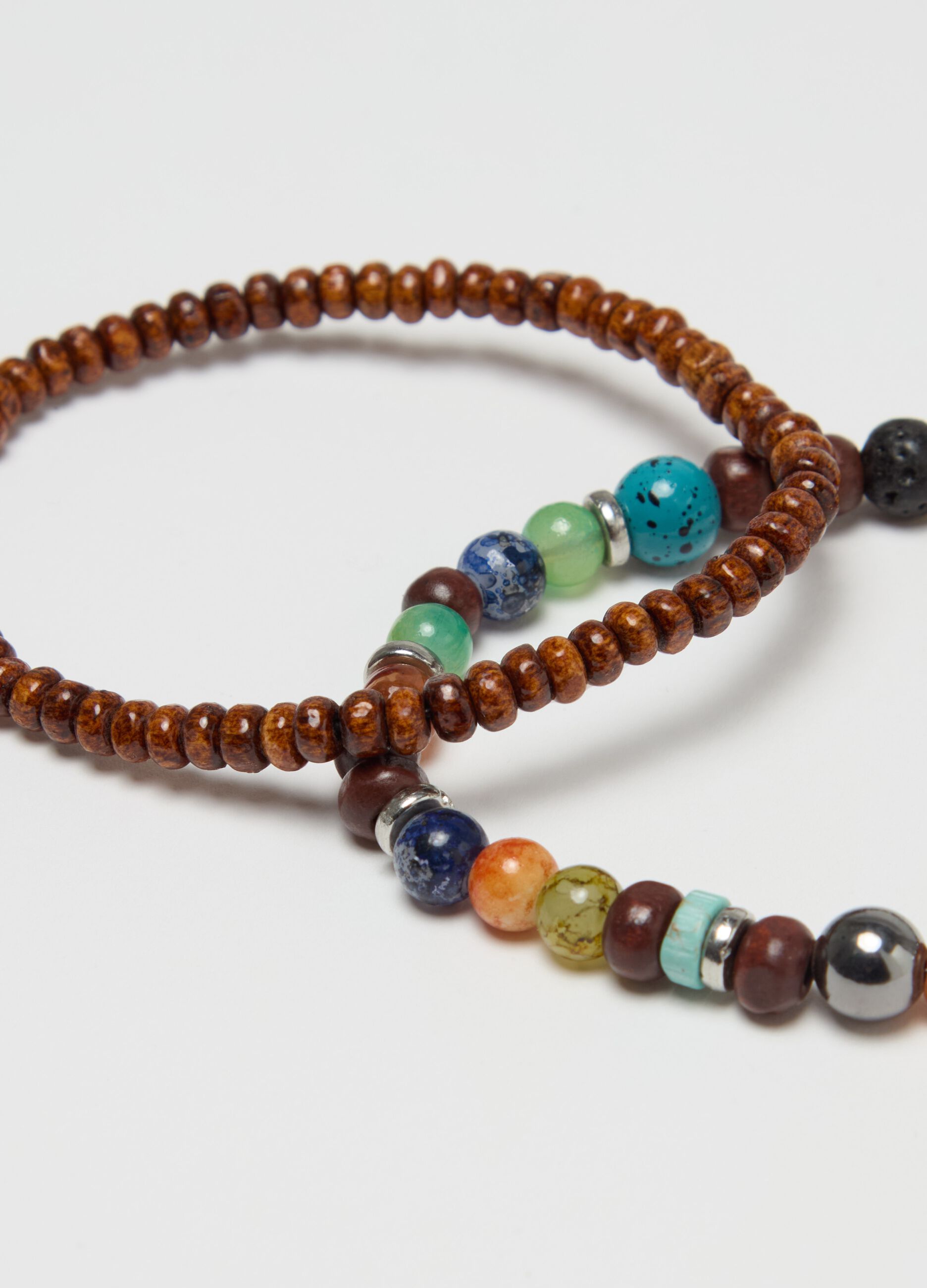 Bipack bracciali con perline